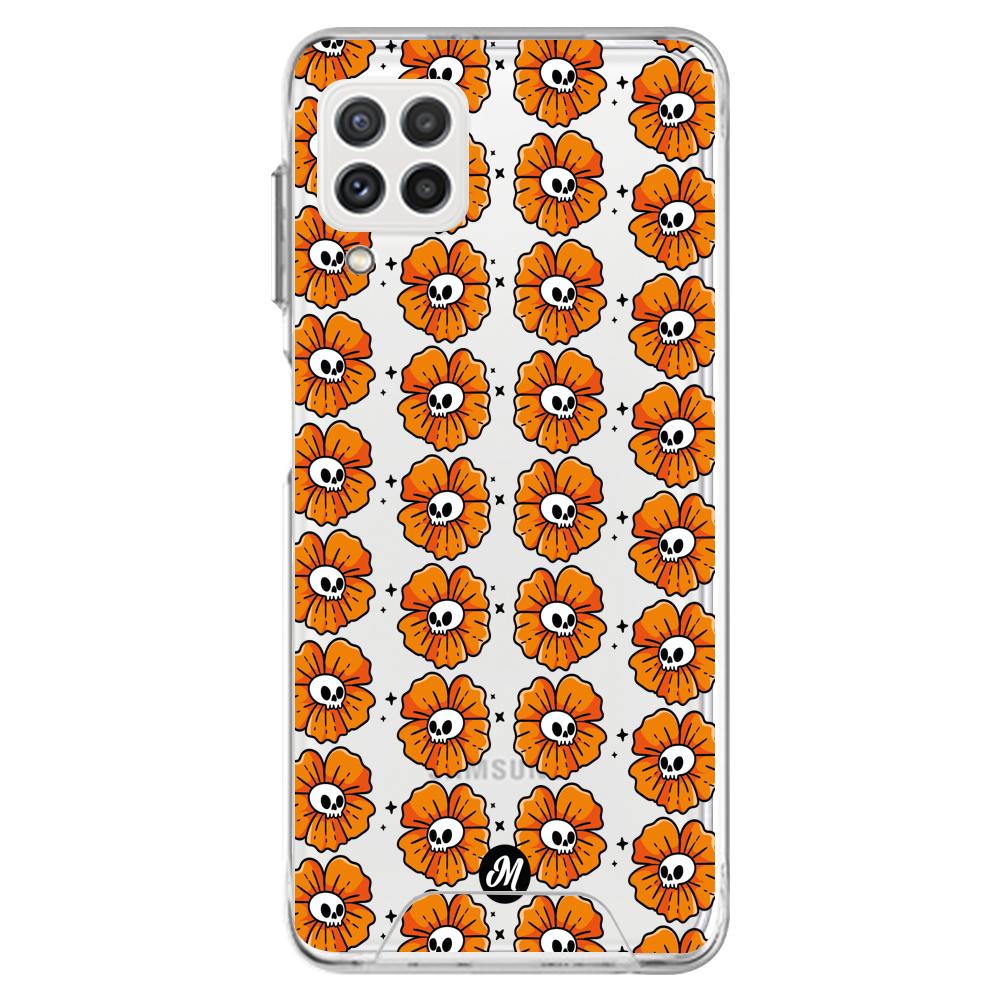 Cases para Samsung A22 Flor Calavera - Mandala Cases