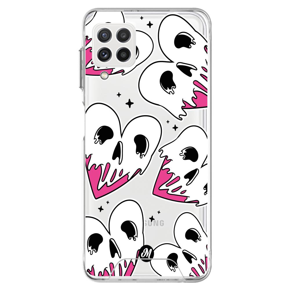 Cases para Samsung A22 Corazones calavera - Mandala Cases