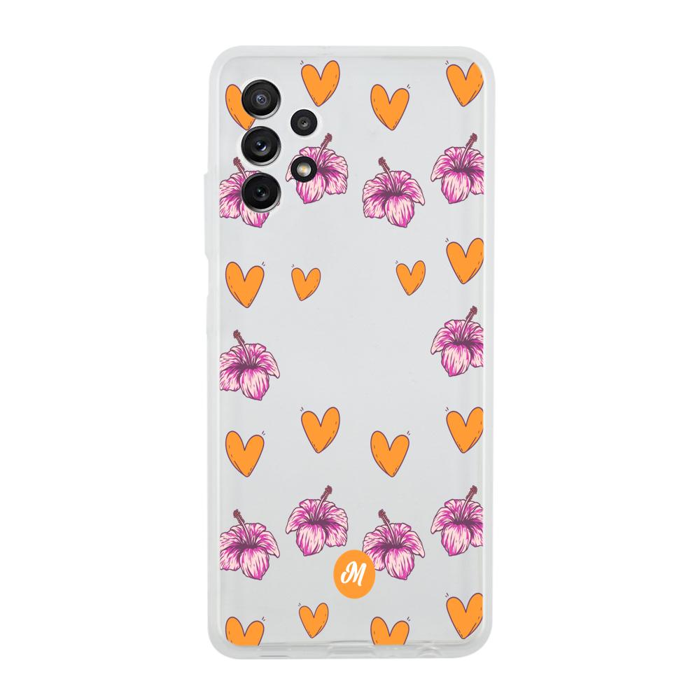 Funda Amor naranja Samsung