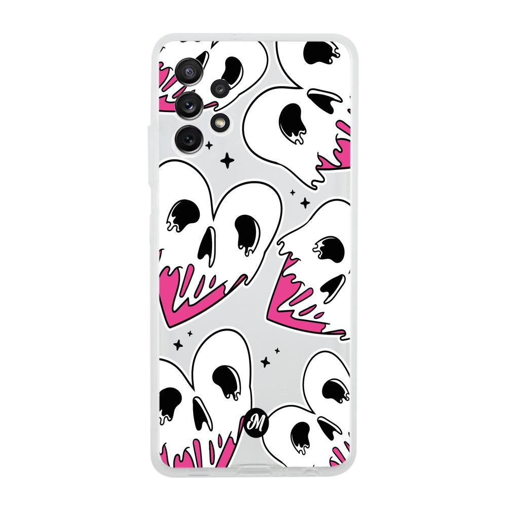 Cases para Samsung A32 5G Corazones calavera - Mandala Cases