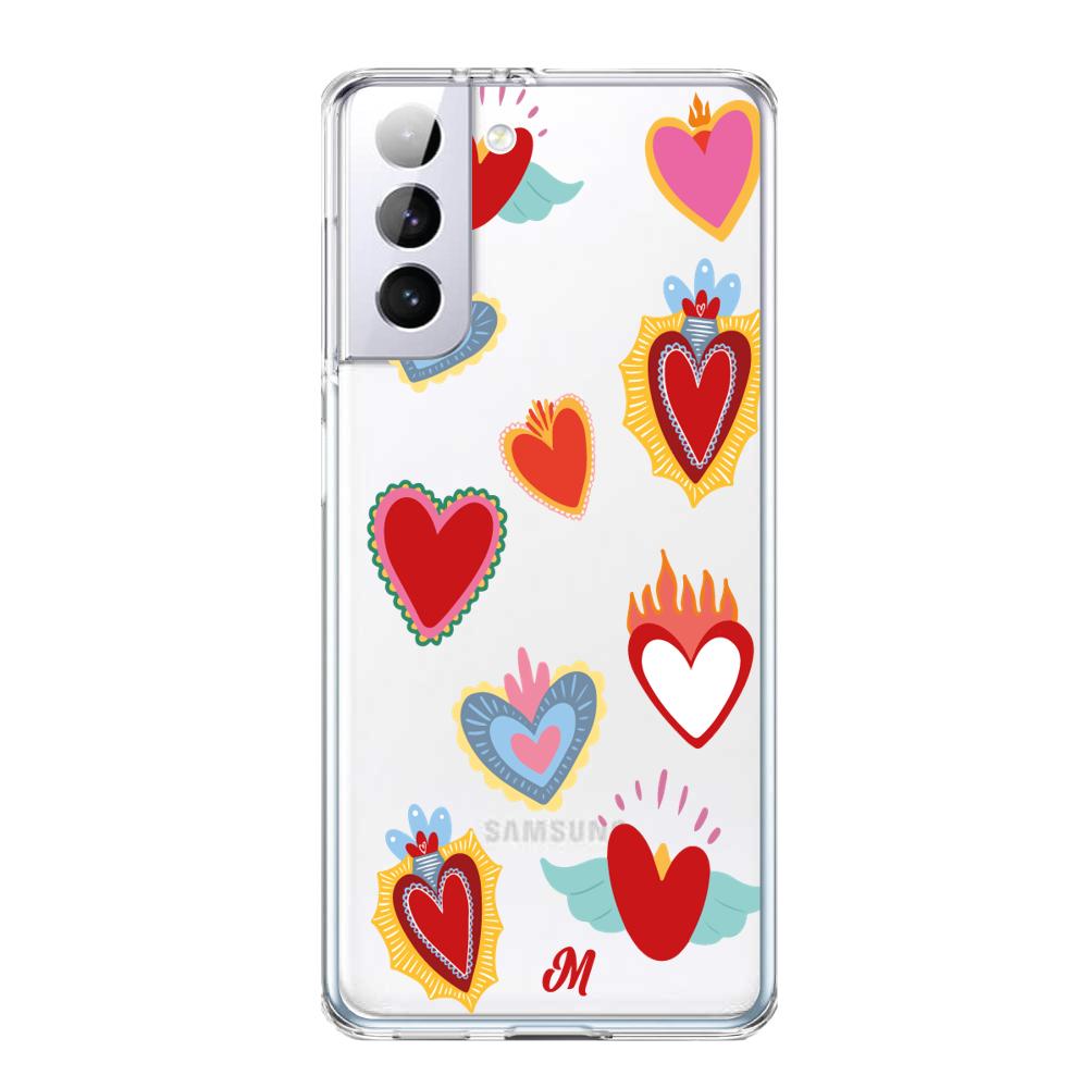 Funda Corazón de Guadalupe Samsung