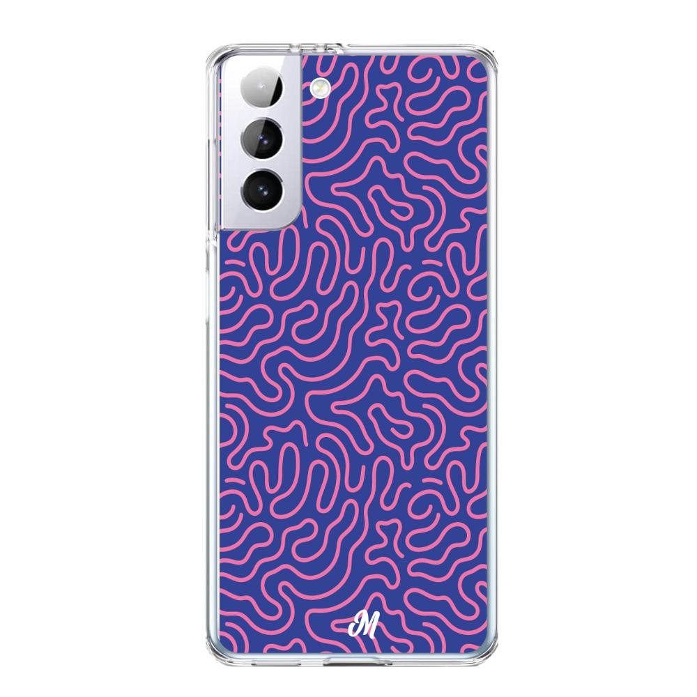 Funda Pink crazy lines Samsung