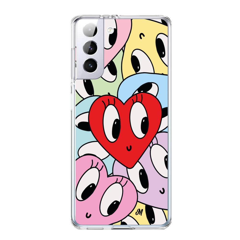 Funda Corazones felices Samsung