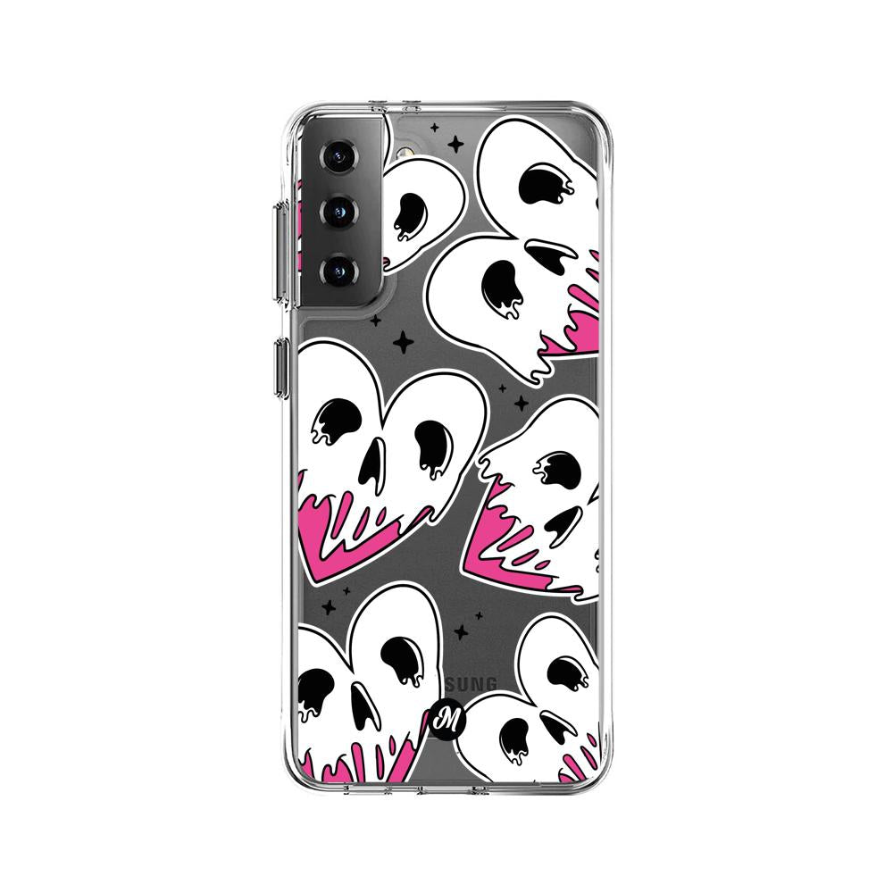 Cases para Samsung S21 Plus Corazones calavera - Mandala Cases