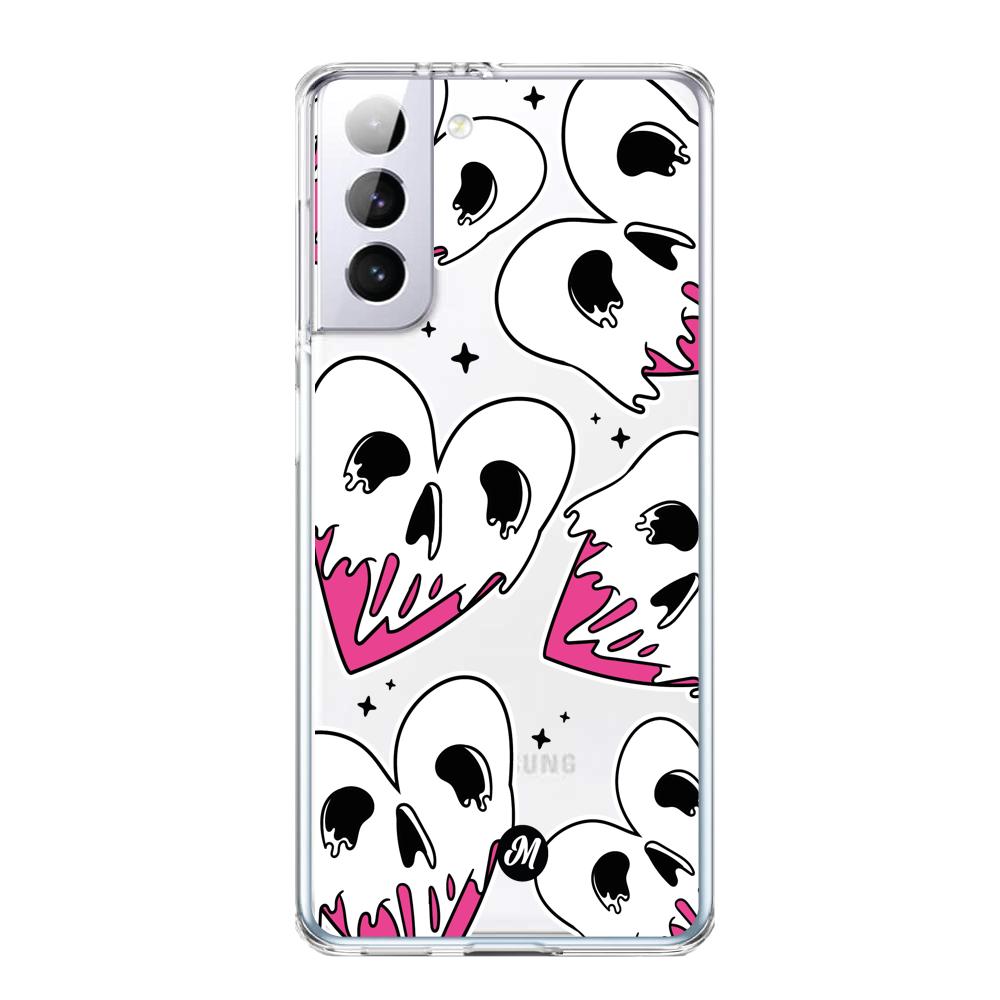 Funda Corazones calavera Samsung