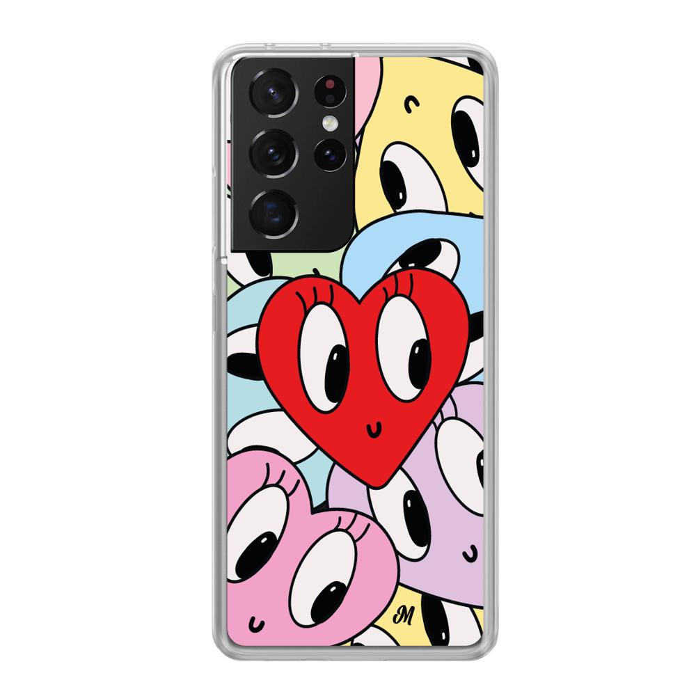 Funda Corazones felices Samsung