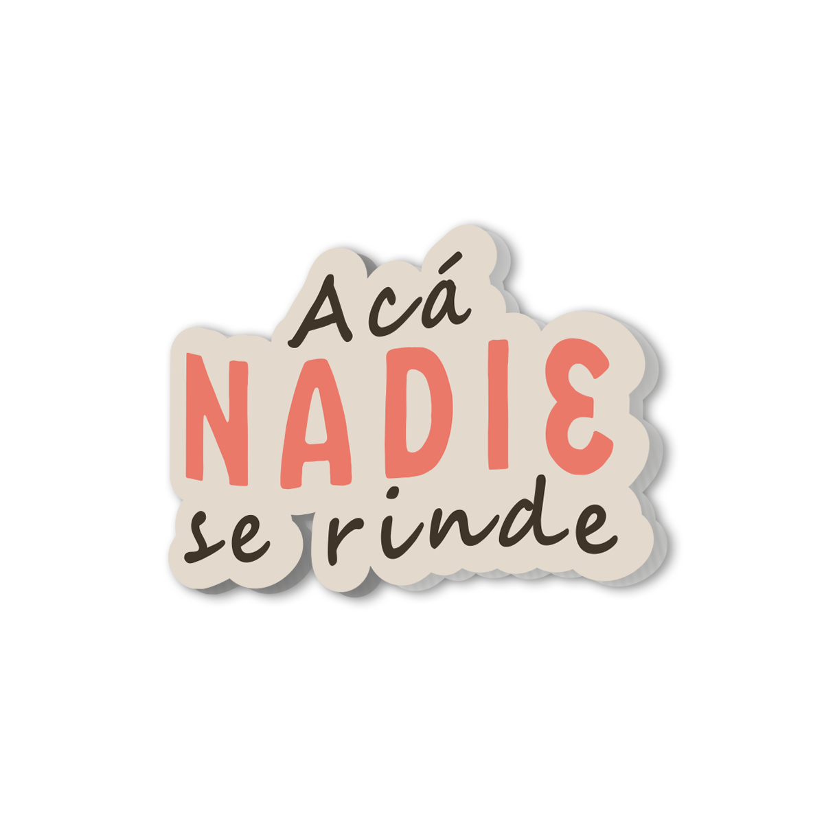 Acá nadie se rinde Sticky-charm - Mandala Cases 