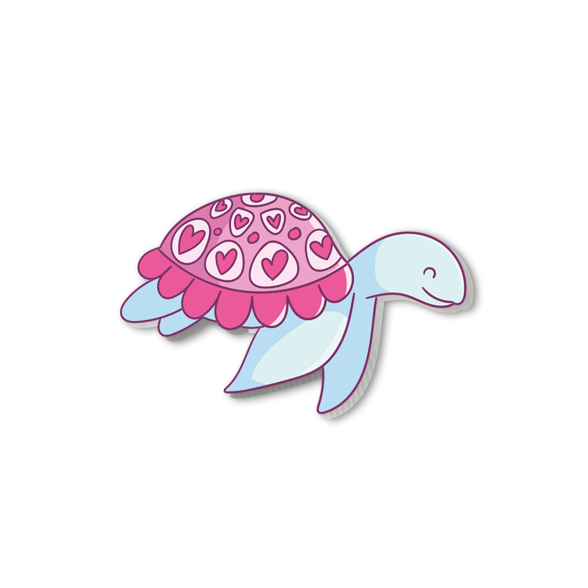 Tortuga de amor Sticky-charm - Mandala Cases 