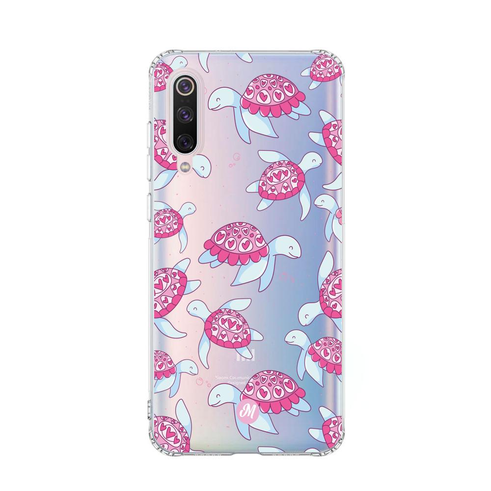 Cases para Xiaomi Mi 9 Tortuga de amor - Mandala Cases