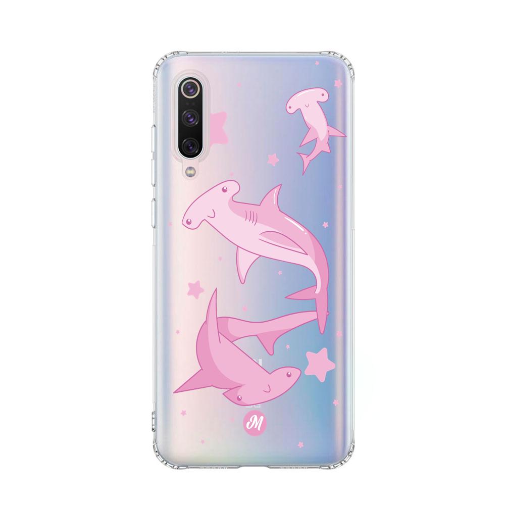 Cases para Xiaomi Mi 9 Tiburon martillo rosa - Mandala Cases