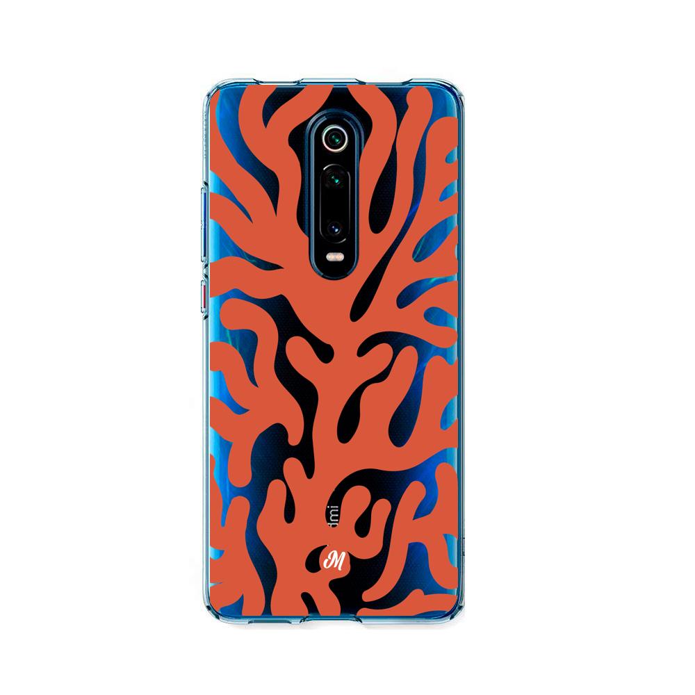 Cases para Xiaomi Mi 9T / 9TPro Coral textura - Mandala Cases