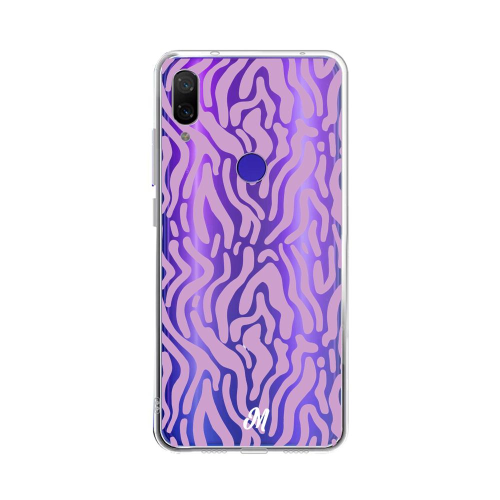 Case para Xiaomi Redmi note 7 Líneas Moradas - Mandala Cases