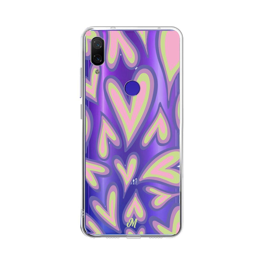 Case para Xiaomi Redmi note 7 Corazones Groovy-  - Mandala Cases