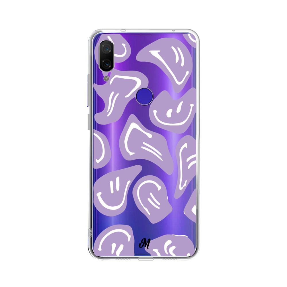 Case para Xiaomi Redmi note 7 Happy Face Morado-  - Mandala Cases