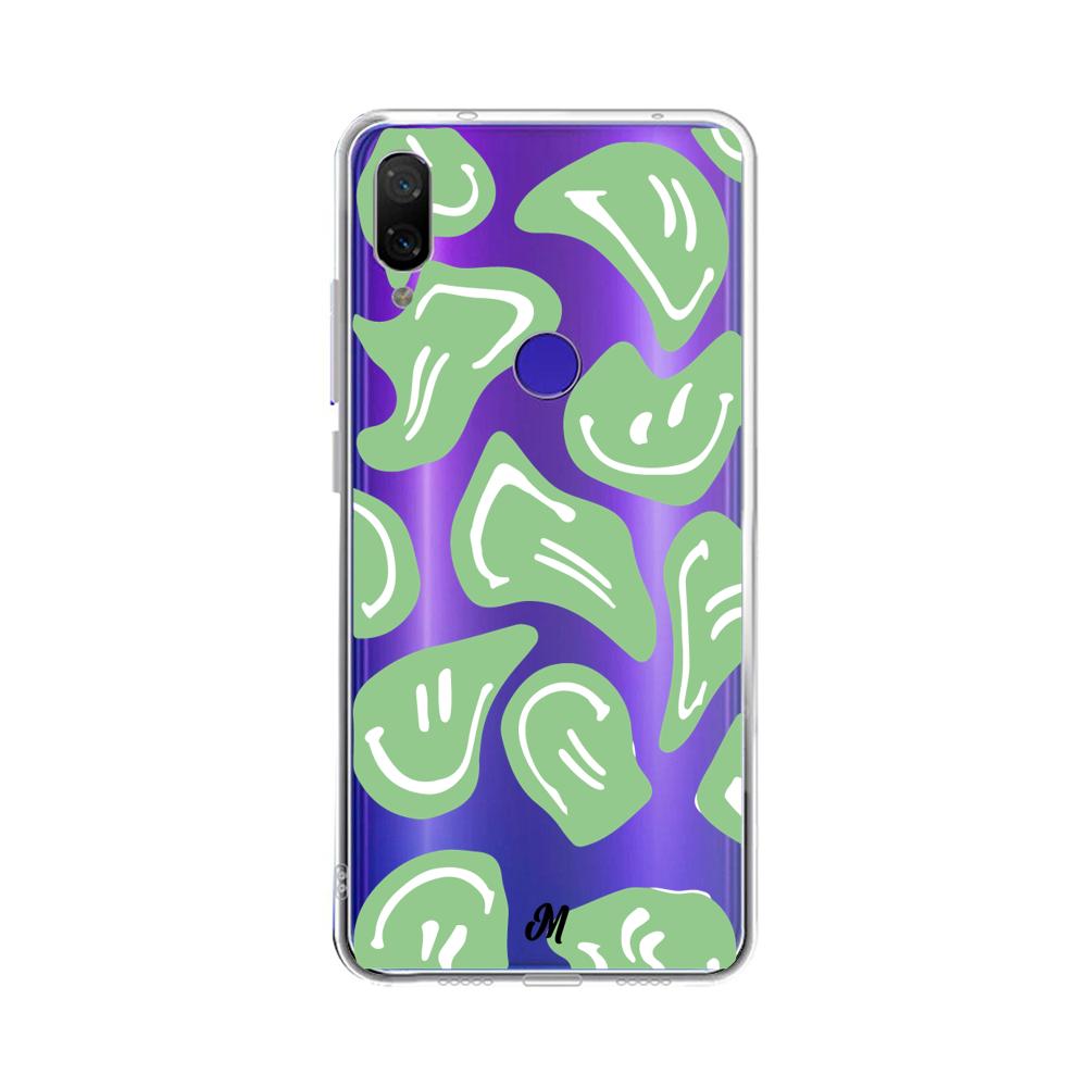 Case para Xiaomi Redmi note 7 Happy Face Verde-  - Mandala Cases