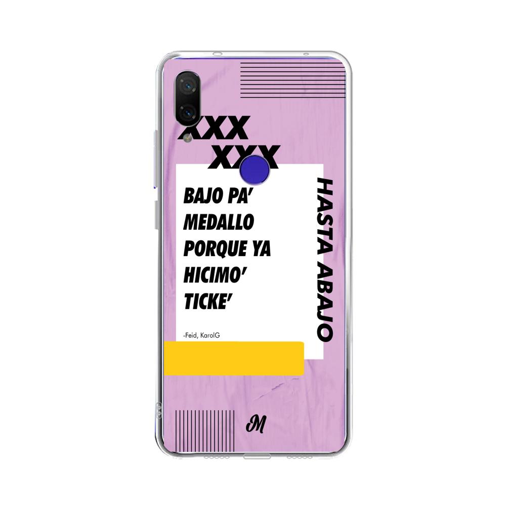 Case para Xiaomi Redmi note 7 Bajo pa medallo morado - Mandala Cases