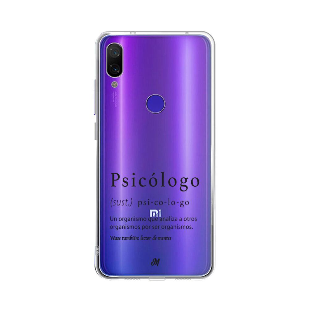 Case para Xiaomi Redmi note 7 Psicologo - Mandala Cases