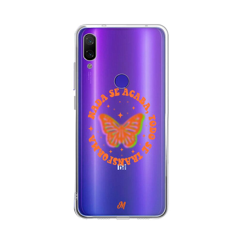 Case para Xiaomi Redmi note 7 nada se acaba todo se transforma - Mandala Cases