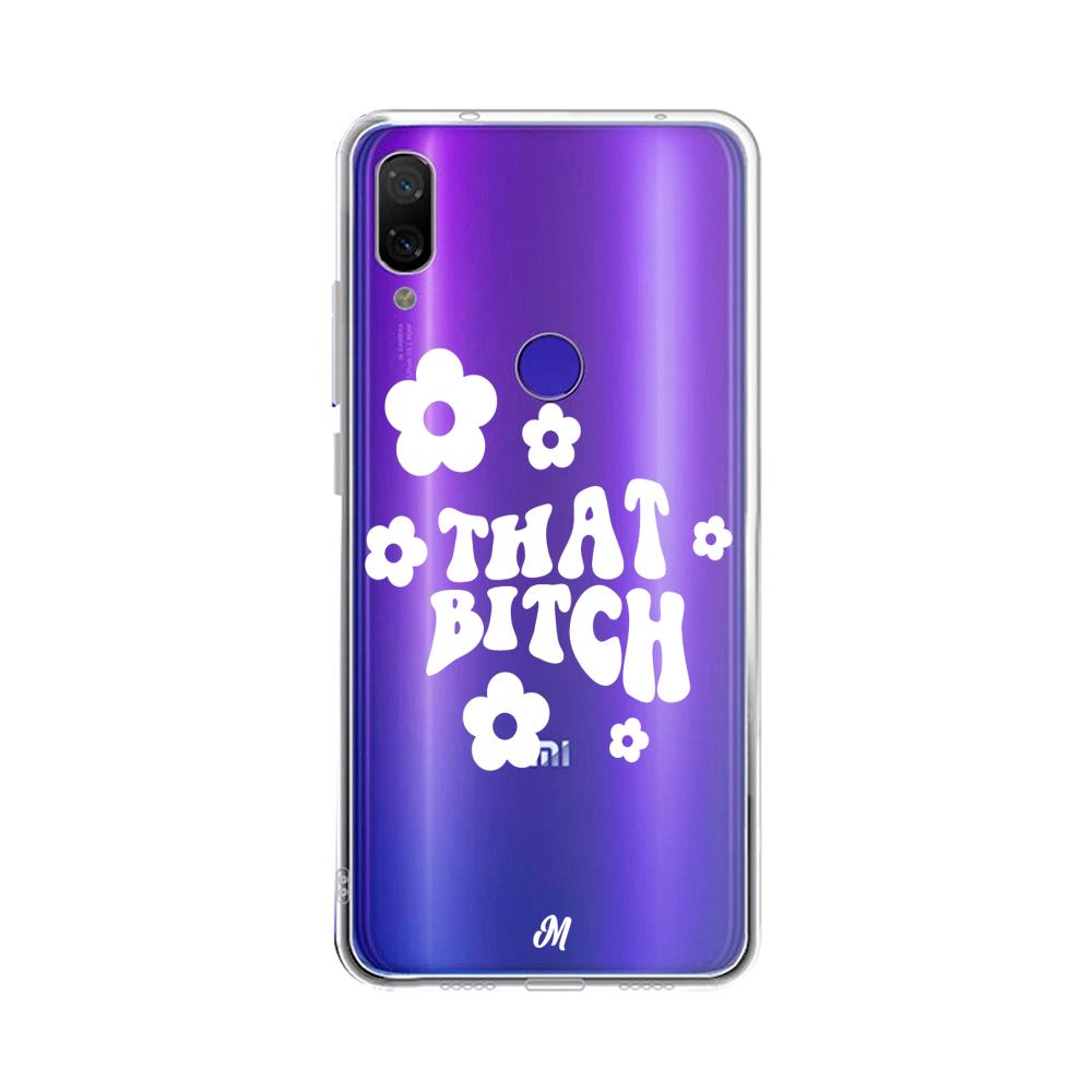 Case para Xiaomi Redmi note 7 That bitch blanco - Mandala Cases