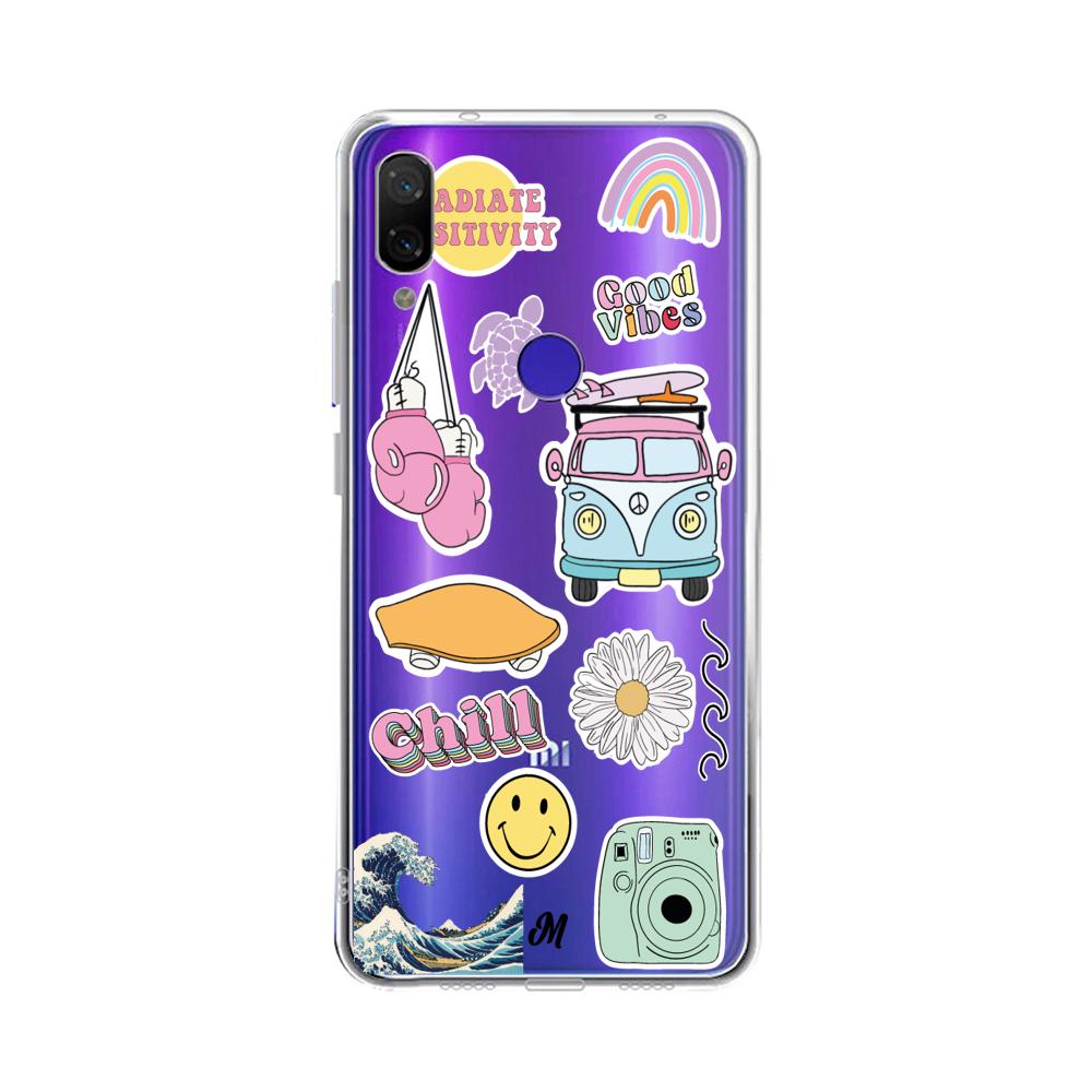 Case para Xiaomi Redmi note 7 Chill summer stickers - Mandala Cases