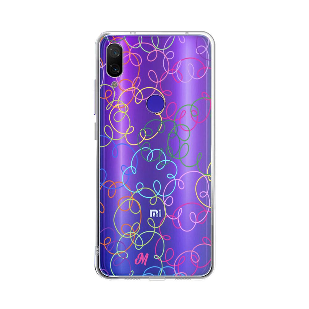 Case para Xiaomi Redmi note 7 Curly lines - Mandala Cases