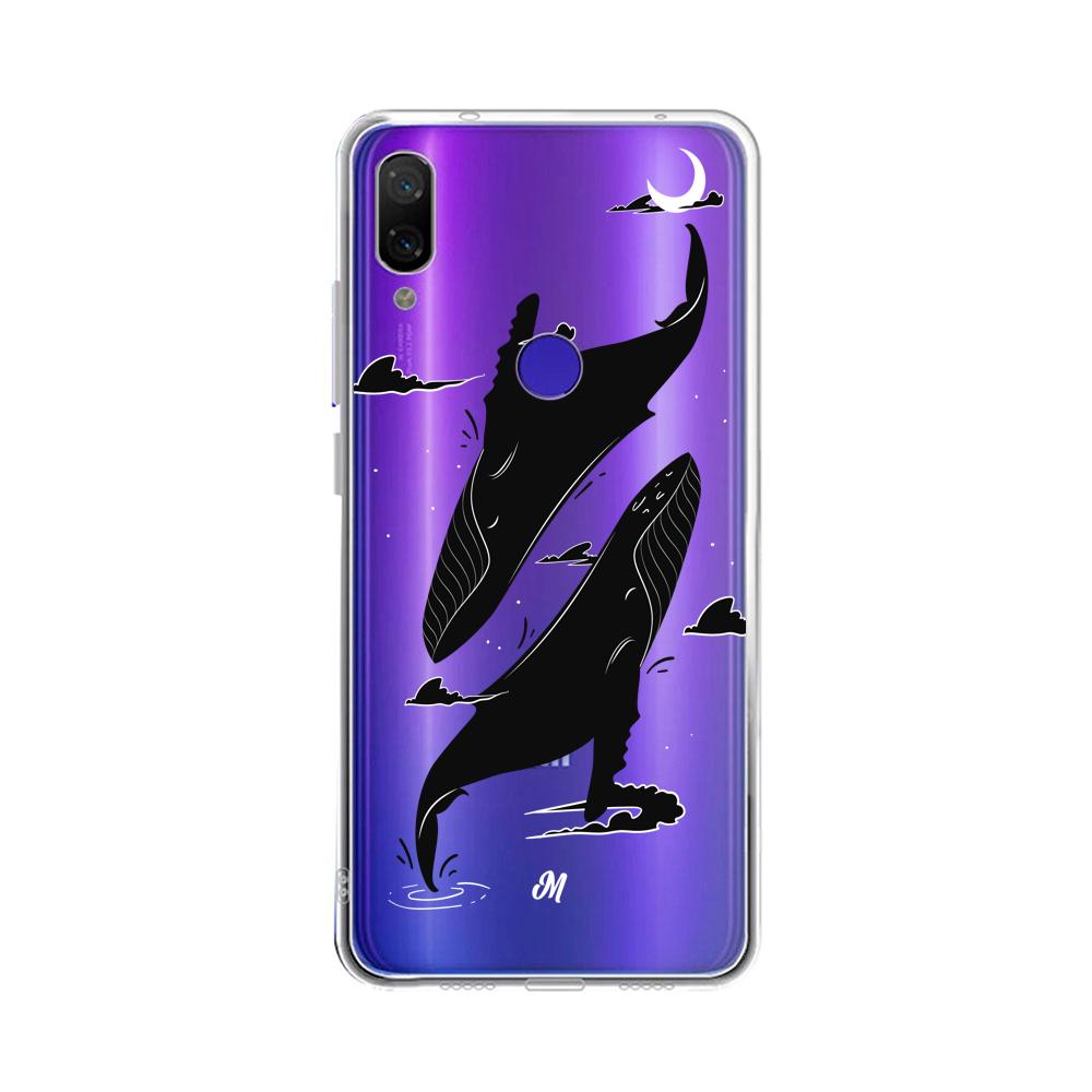 Cases para Xiaomi Redmi note 7 Canto de ballena azul - Mandala Cases