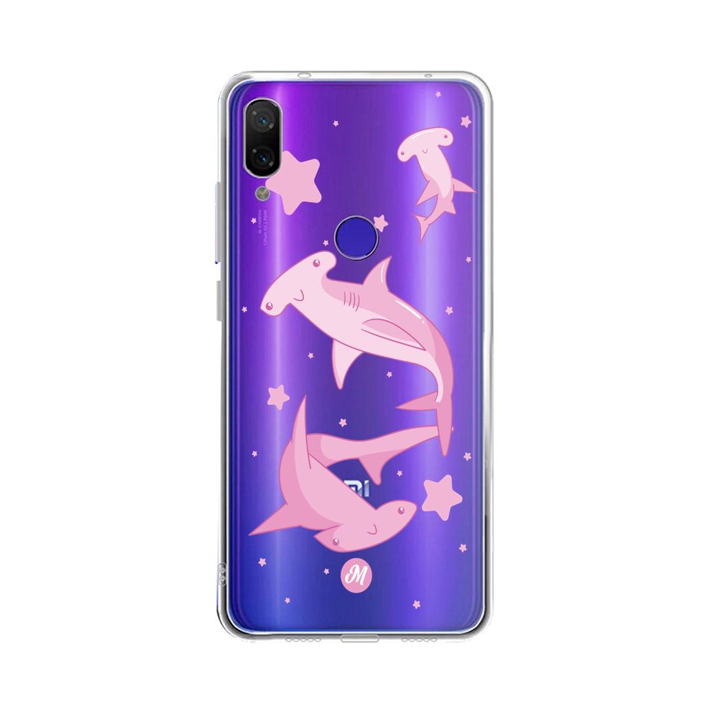 Cases para Xiaomi Redmi note 7 Tiburon martillo rosa - Mandala Cases