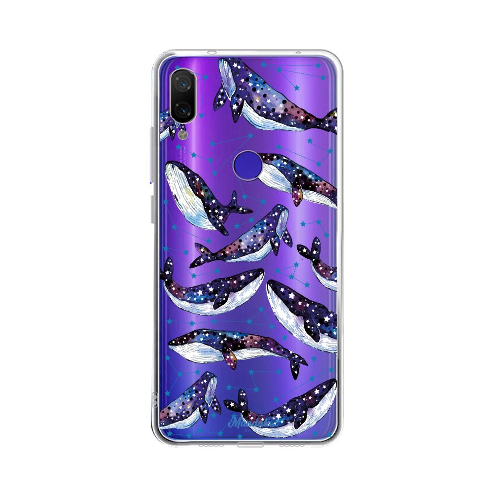 Case para Xiaomi Redmi note 7 Funda Ballenas Espaciales  - Mandala Cases