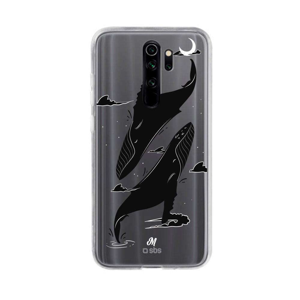 Cases para Xiaomi note 8 pro Canto de ballena azul - Mandala Cases