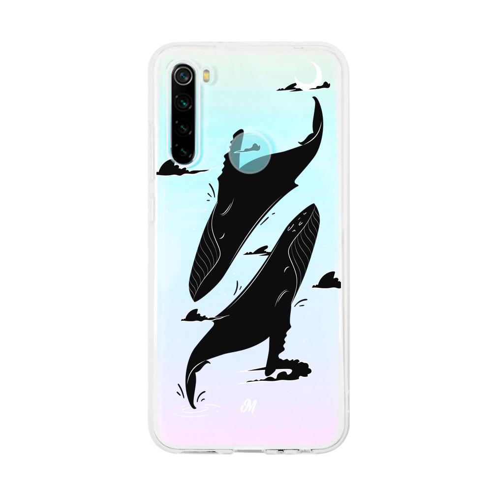 Cases para Xiaomi redmi note 8 Canto de ballena azul - Mandala Cases