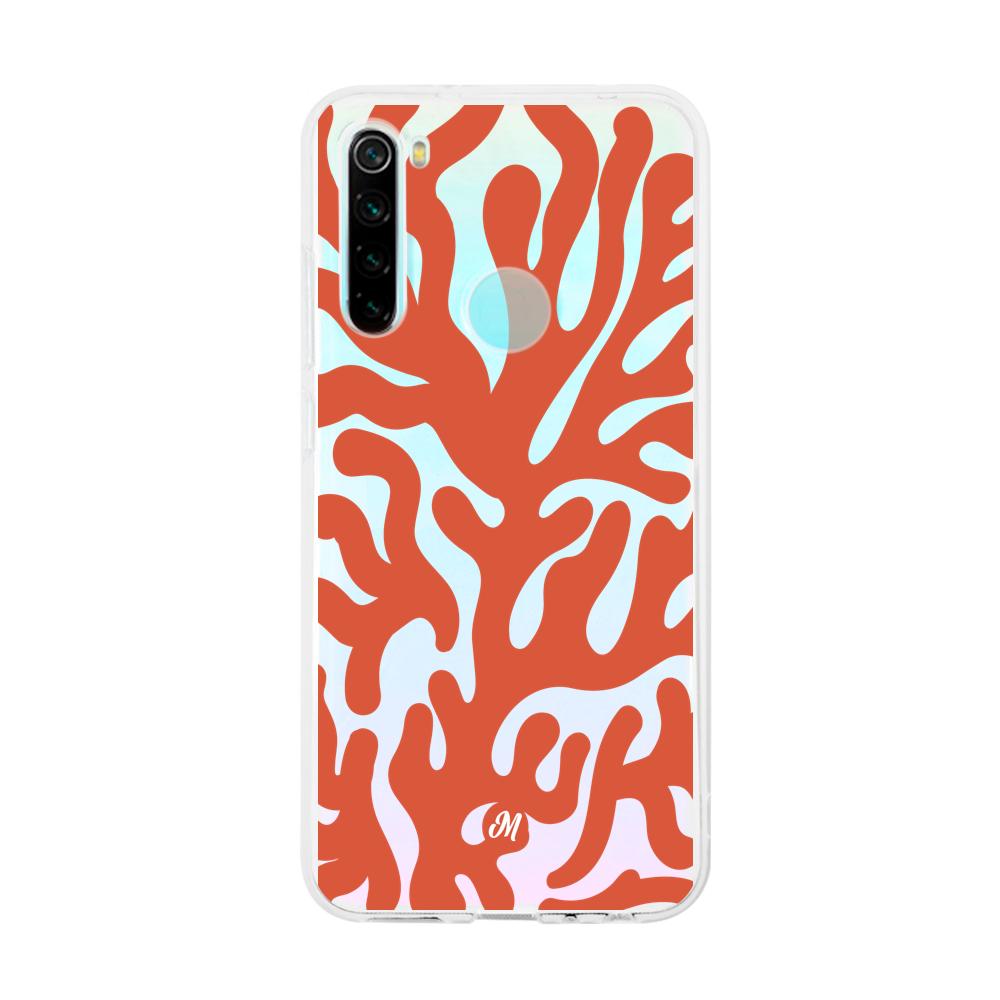 Cases para Xiaomi redmi note 8 Coral textura - Mandala Cases