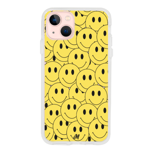 Funda Yellow happy faces iphone