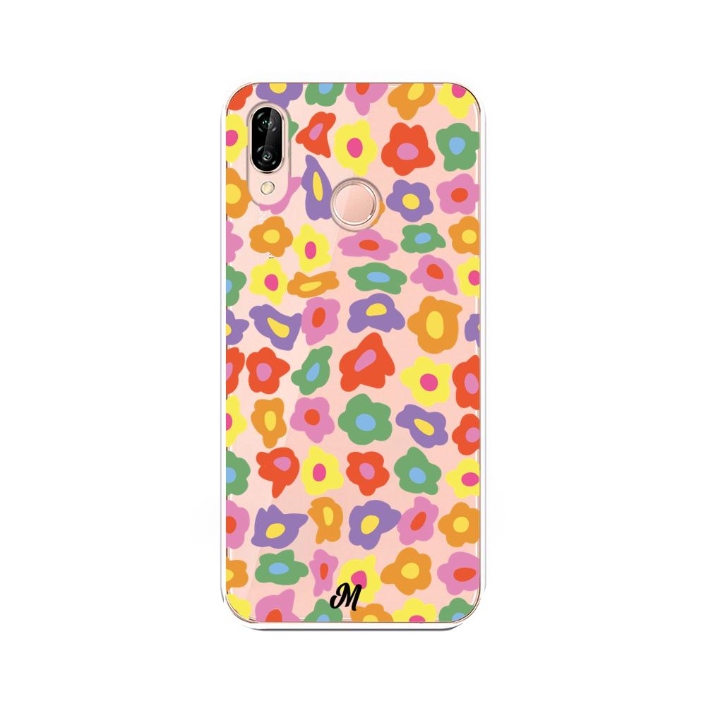 Case para Huawei P20 Lite Flores Retro   - Mandala Cases