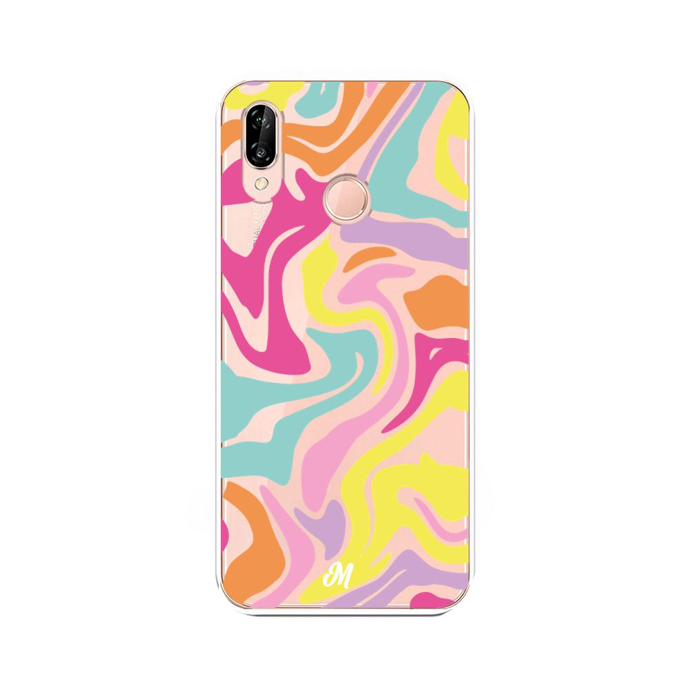 Case para Huawei P20 Lite Color lines - Mandala Cases