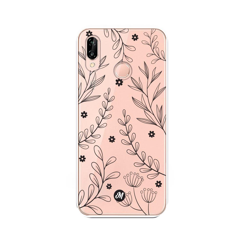 Cases para Huawei P20 Lite ENTRE HOJAS - Mandala Cases