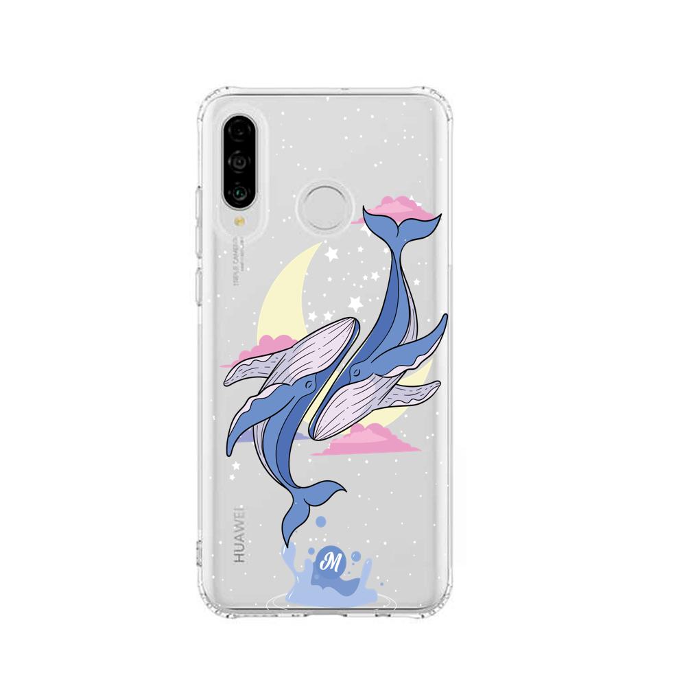 Cases para Huawei P30 lite Amor de ballenas - Mandala Cases