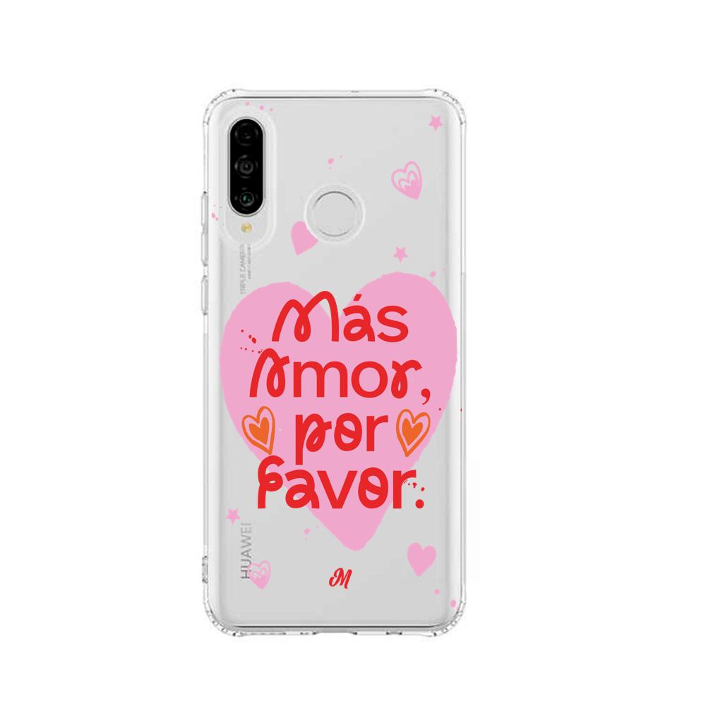 Cases para Huawei P30 lite MÁS AMOR POR FAVOR - Mandala Cases