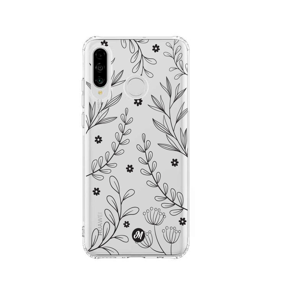 Cases para Huawei P30 lite ENTRE HOJAS - Mandala Cases