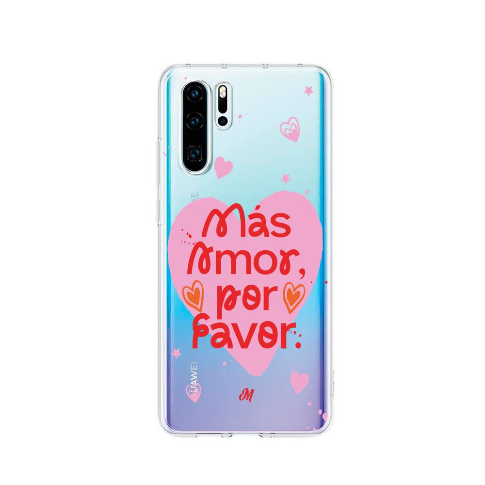 Cases para Huawei P30 pro MÁS AMOR POR FAVOR - Mandala Cases