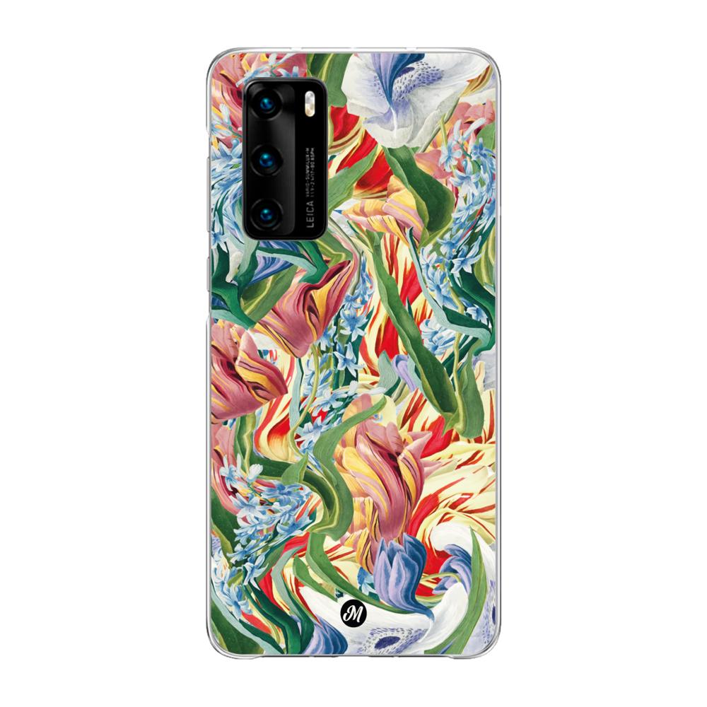 Cases para Huawei P40 FLOWERS MIX - Mandala Cases