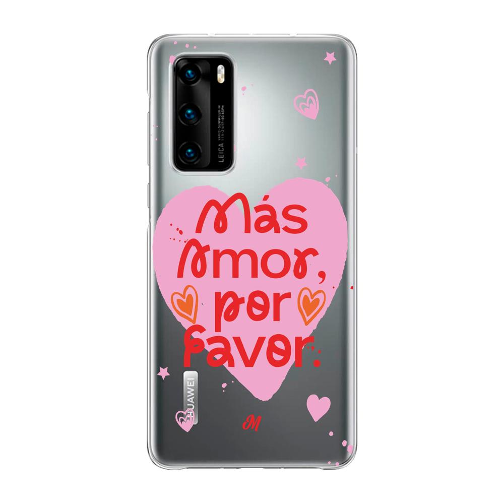 Cases para Huawei P40 MÁS AMOR POR FAVOR - Mandala Cases