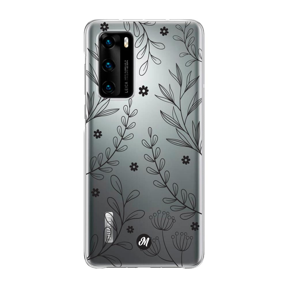 Cases para Huawei P40 ENTRE HOJAS - Mandala Cases