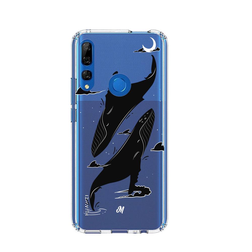 Cases para Huawei Y9 2019 Canto de ballena azul - Mandala Cases