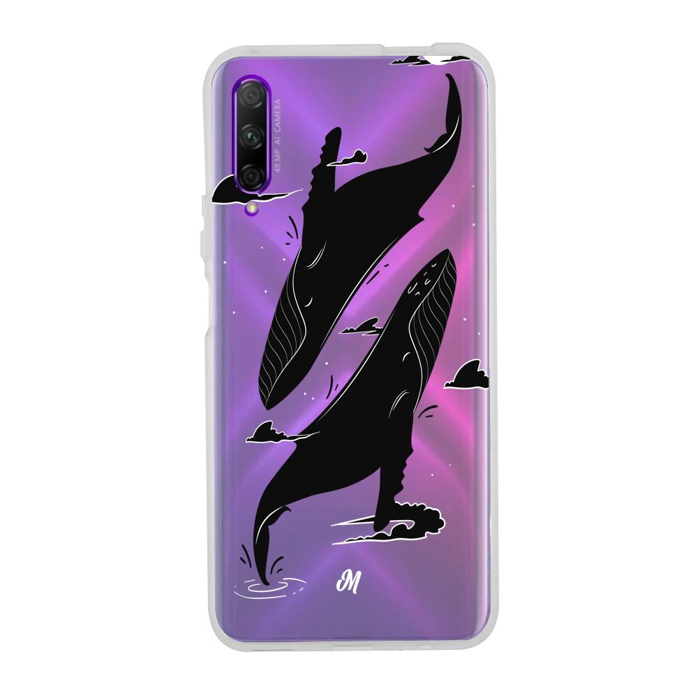 Cases para Huawei Y9 S Canto de ballena azul - Mandala Cases