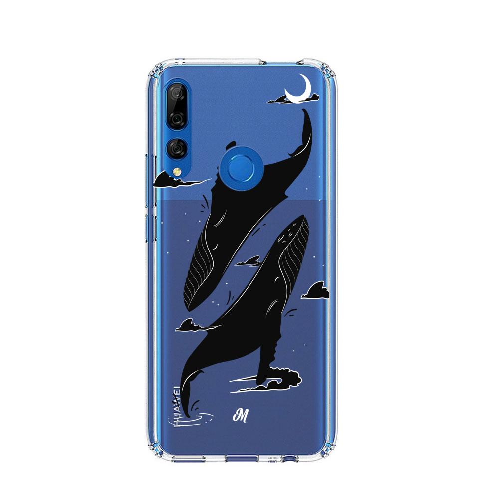 Cases para Huawei Y9 prime 2019 Canto de ballena azul - Mandala Cases