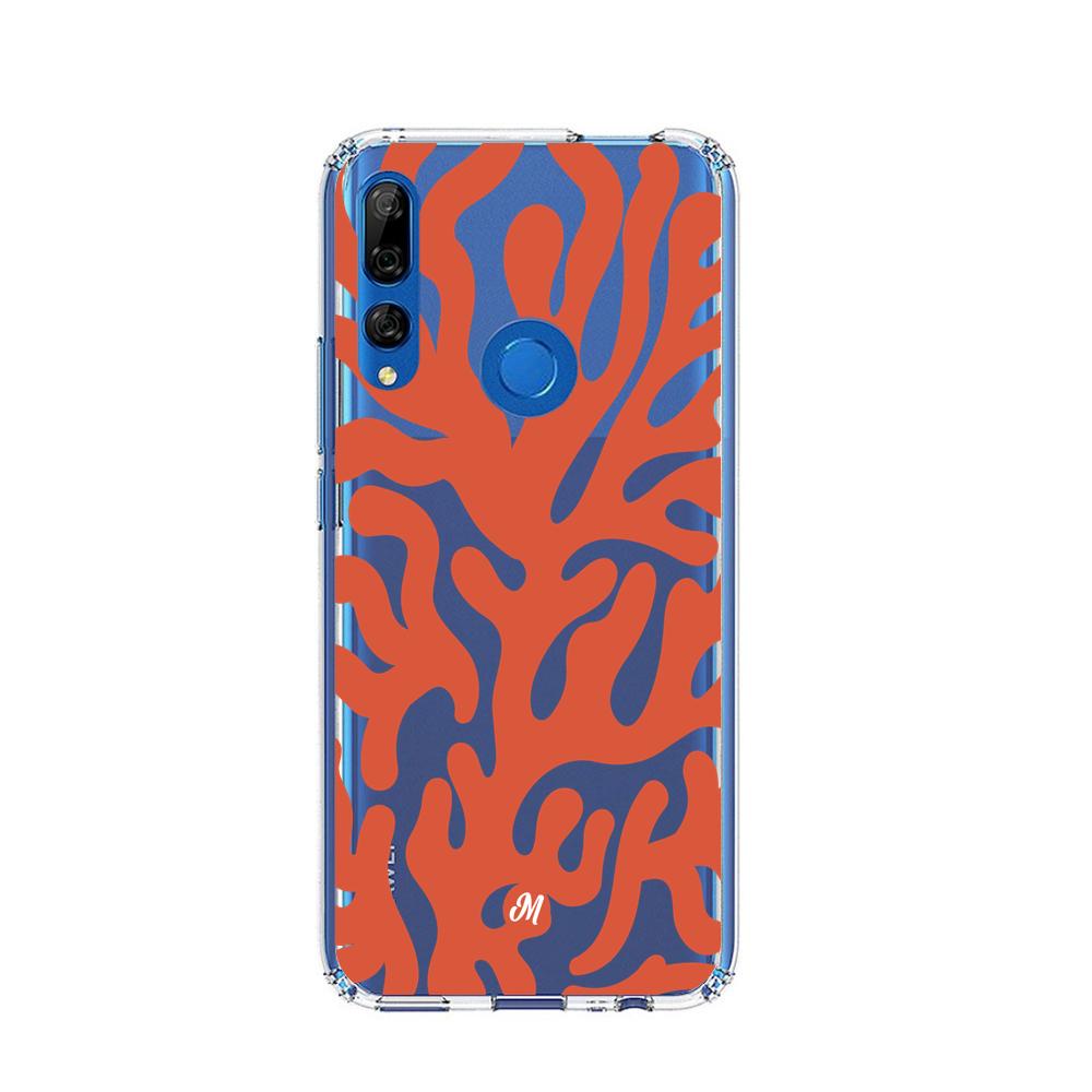 Cases para Huawei Y9 prime 2019 Coral textura - Mandala Cases