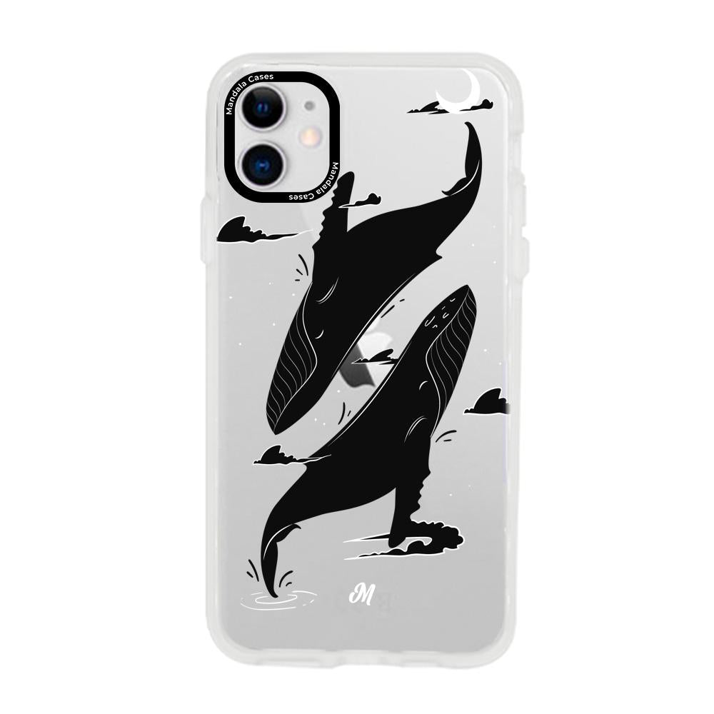Cases para iphone 11 Canto de ballena azul - Mandala Cases