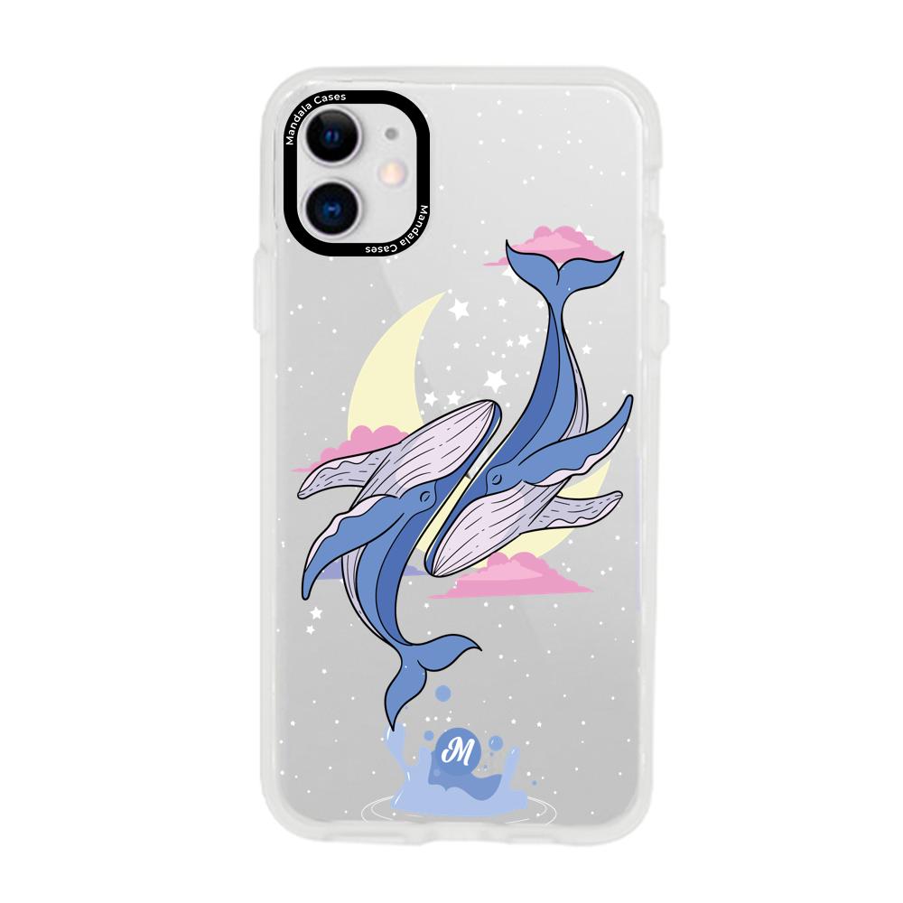 Cases para iphone 11 Amor de ballenas - Mandala Cases