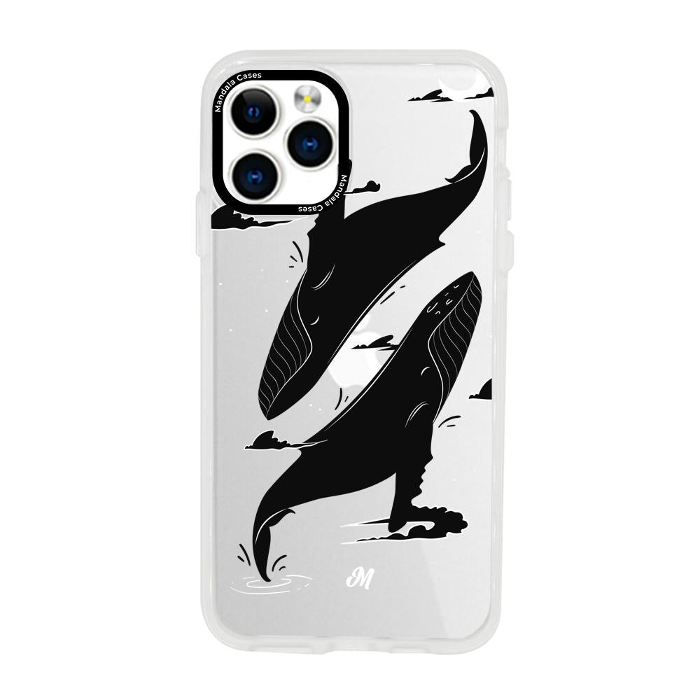 Cases para iphone 11 pro max Canto de ballena azul - Mandala Cases
