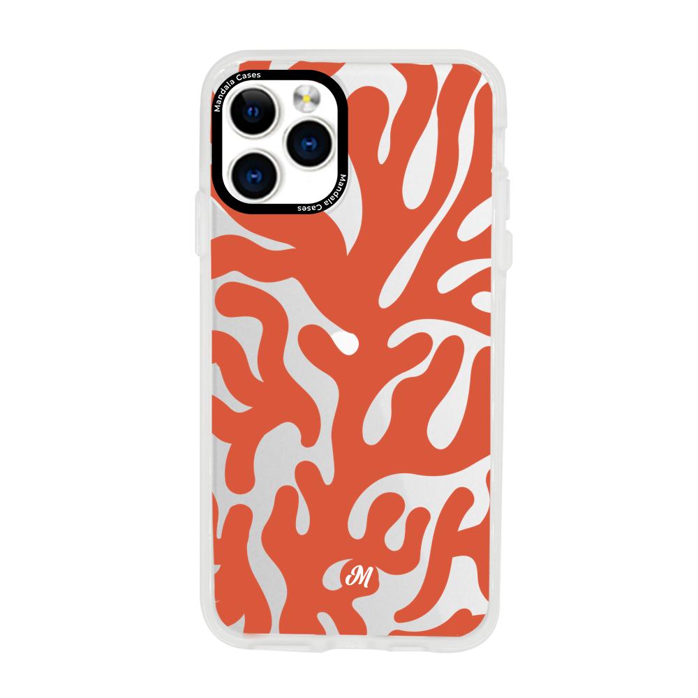 Cases para iphone 11 pro max Coral textura - Mandala Cases